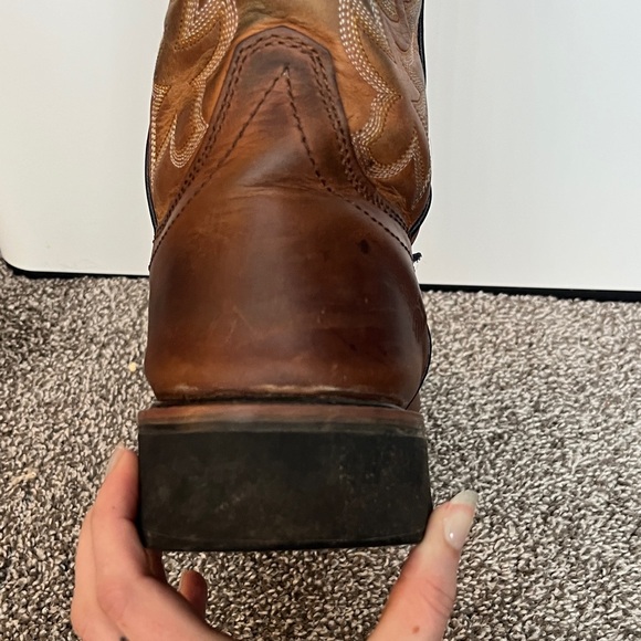 Wolverine Rancher Pull on Brown Leather Boots - Picture 7 of 16